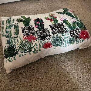 Better Homes And Gardens Teal and Cream Cushion